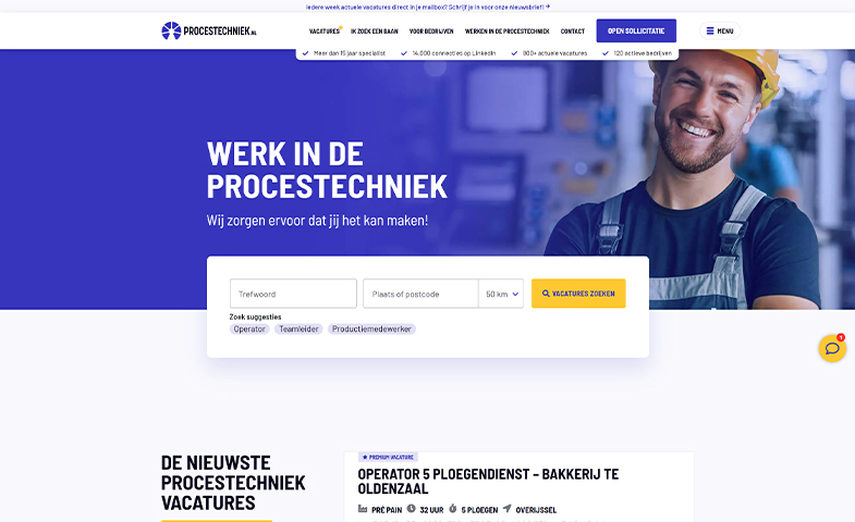 Procestechniek.nl desktop