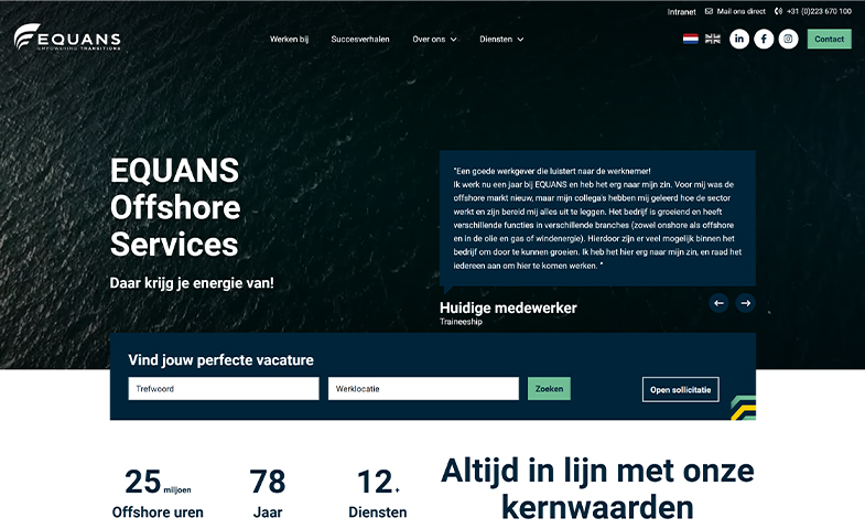 Equans Offshore Services desktop