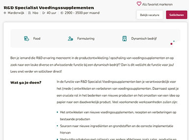 Vacature-overzicht